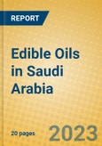 Edible Oils in Saudi Arabia- Product Image