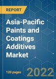 Asia-Pacific Paints and Coatings Additives Market - Growth, Trends, COVID-19 Impact, and Forecasts (2022 - 2027)- Product Image