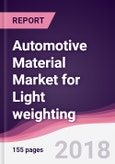 Automotive Material Market for Light weighting: By Material Type; By Application; By Geography - Forecast By Year (2016-2022- Product Image