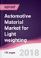 Automotive Material Market for Light weighting: By Material Type; By Application; By Geography - Forecast By Year (2016-2022 - Product Thumbnail Image