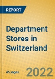 Department Stores in Switzerland- Product Image