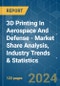 3D Printing In Aerospace And Defense - Market Share Analysis, Industry Trends & Statistics, Growth Forecasts 2019 - 2029 - Product Image