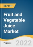 Fruit and Vegetable Juice Market Size, Share & Trends Analysis Report by Product (Fruit, Vegetable Juices), by Distribution Channel (Supermarkets/Hypermarkets, Online), by Region, and Segment Forecasts, 2022-2030- Product Image
