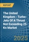 The United Kingdom - Turbo-Jets Of A Thrust Not Exceeding 25 Kn - Market Analysis, Forecast, Size, Trends and Insights - Product Thumbnail Image