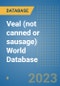 Veal (not canned or sausage) World Database - Product Image