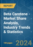 Beta Carotene - Market Share Analysis, Industry Trends & Statistics, Growth Forecasts 2019 - 2029- Product Image