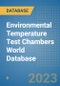 Environmental Temperature Test Chambers World Database - Product Image