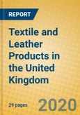 Textile and Leather Products in the United Kingdom- Product Image