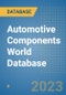 Automotive Components (Car & CV + OE & Aftermarket) World Database - Product Image