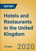 Hotels and Restaurants in the United Kingdom- Product Image