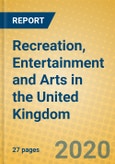 Recreation, Entertainment and Arts in the United Kingdom- Product Image