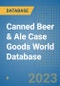 Canned Beer & Ale Case Goods World Database - Product Image