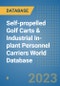 Self-propelled Golf Carts & Industrial In-plant Personnel Carriers World Database - Product Image