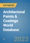 Architectural Paints & Coatings World Database - Product Image