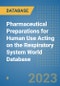 Pharmaceutical Preparations for Human Use Acting on the Respiratory System World Database - Product Image
