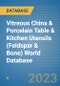 Vitreous China & Porcelain Table & Kitchen Utensils (Feldspar & Bone) World Database - Product Image