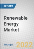 Renewable Energy: Technologies and Global Markets- Product Image