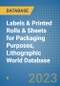 Labels & Printed Rolls & Sheets for Packaging Purposes, Lithographic World Database - Product Image