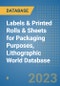 Labels & Printed Rolls & Sheets for Packaging Purposes, Lithographic World Database - Product Image