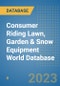 Consumer Riding Lawn, Garden & Snow Equipment World Database - Product Image