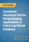 Converted Aluminum Foil for Nonpackaging Applications & Foil & Leaf World Database - Product Image