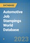 Automotive Job Stampings World Database - Product Image