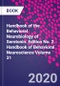 Handbook of the Behavioral Neurobiology of Serotonin. Edition No. 2. Handbook of Behavioral Neuroscience Volume 31 - Product Thumbnail Image