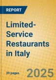 Limited-Service Restaurants in Italy- Product Image