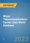 Wired Telecommunications Carrier Lines World Database - Product Image