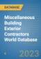 Miscellaneous Building Exterior Contractors World Database - Product Image