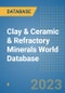 Clay & Ceramic & Refractory Minerals World Database - Product Image