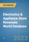 Electronics & Appliance Store Revenues World Database - Product Image