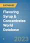 Flavoring Syrup & Concentrates World Database - Product Image