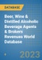 Beer, Wine & Distilled Alcoholic Beverage Agents & Brokers Revenues World Database - Product Image