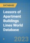 Lessors of Apartment Buildings Lines World Database - Product Image