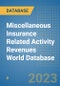 Miscellaneous Insurance Related Activity Revenues World Database - Product Image