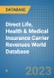Direct Life, Health & Medical Insurance Carrier Revenues World Database - Product Image