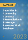 Securities & Commodity Contracts Intermediation & Brokerage Revenues World Database- Product Image