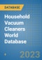 Household Vacuum Cleaners World Database - Product Image