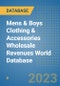 Mens & Boys Clothing & Accessories Wholesale Revenues World Database - Product Image