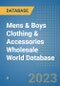 Mens & Boys Clothing & Accessories Wholesale World Database - Product Image