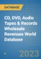 CD, DVD, Audio Tapes & Records Wholesale Revenues World Database - Product Image