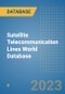 Satellite Telecommunication Lines World Database - Product Image