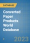 Converted Paper Products World Database - Product Image