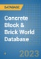 Concrete Block & Brick World Database - Product Image