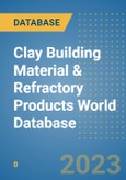 Clay Building Material & Refractory Products World Database- Product Image