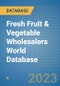 Fresh Fruit & Vegetable Wholesalers World Database - Product Image