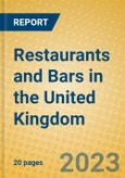 Restaurants and Bars in the United Kingdom: ISIC 552- Product Image