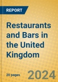 Restaurants and Bars in the United Kingdom: ISIC 552- Product Image