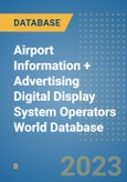 Airport Information + Advertising Digital Display System Operators World Database- Product Image